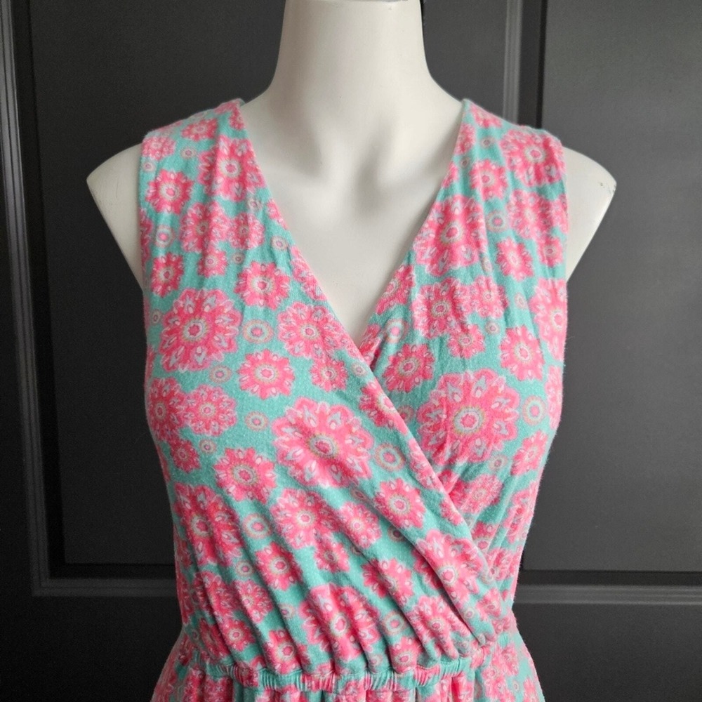 Vineyard Vines Sleeveless Floral Maxi Dress Sz Small Cottage Resort - Picture 4 of 10